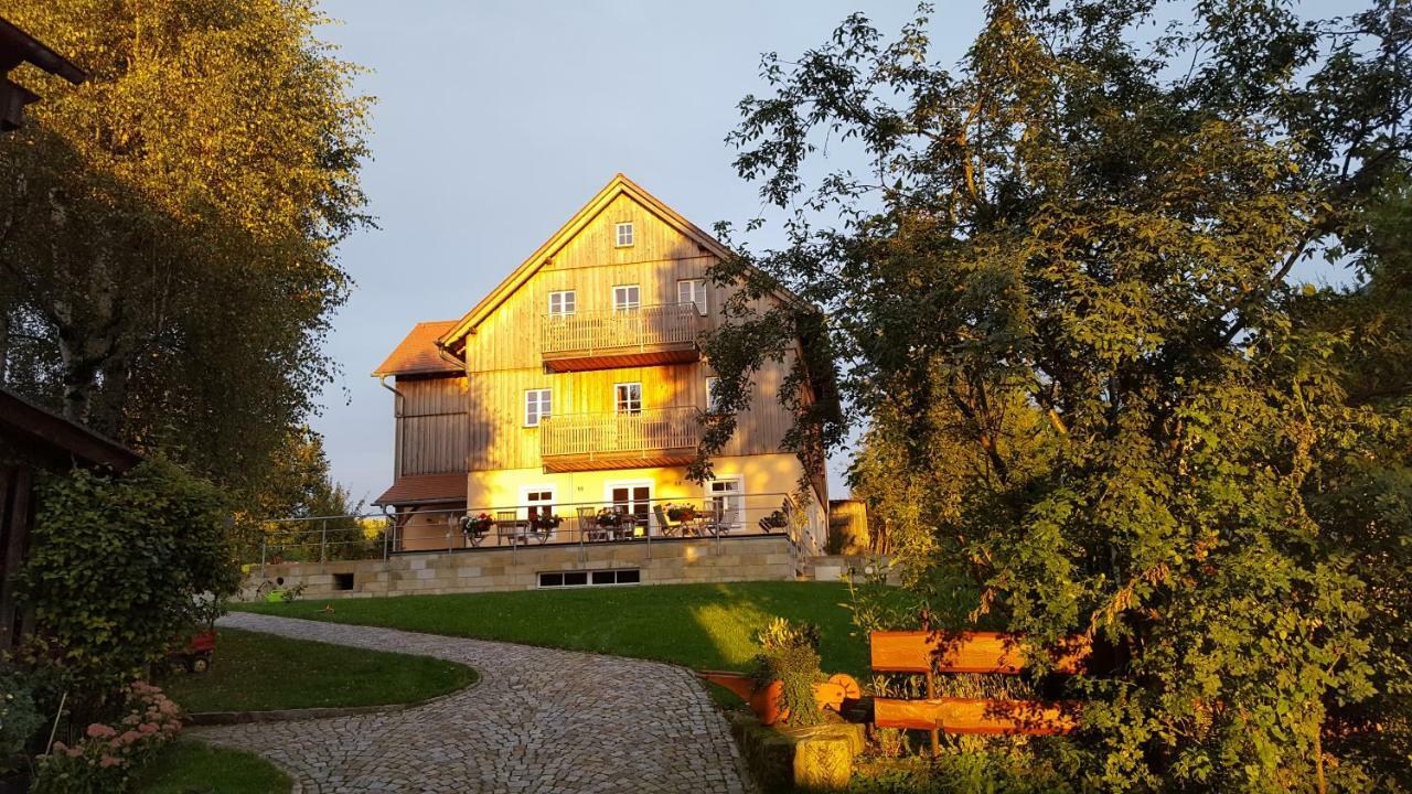 Ferienhaus Winterbergblick, Saechsische Schweiz 힌테르헤름스도르프 외부 사진