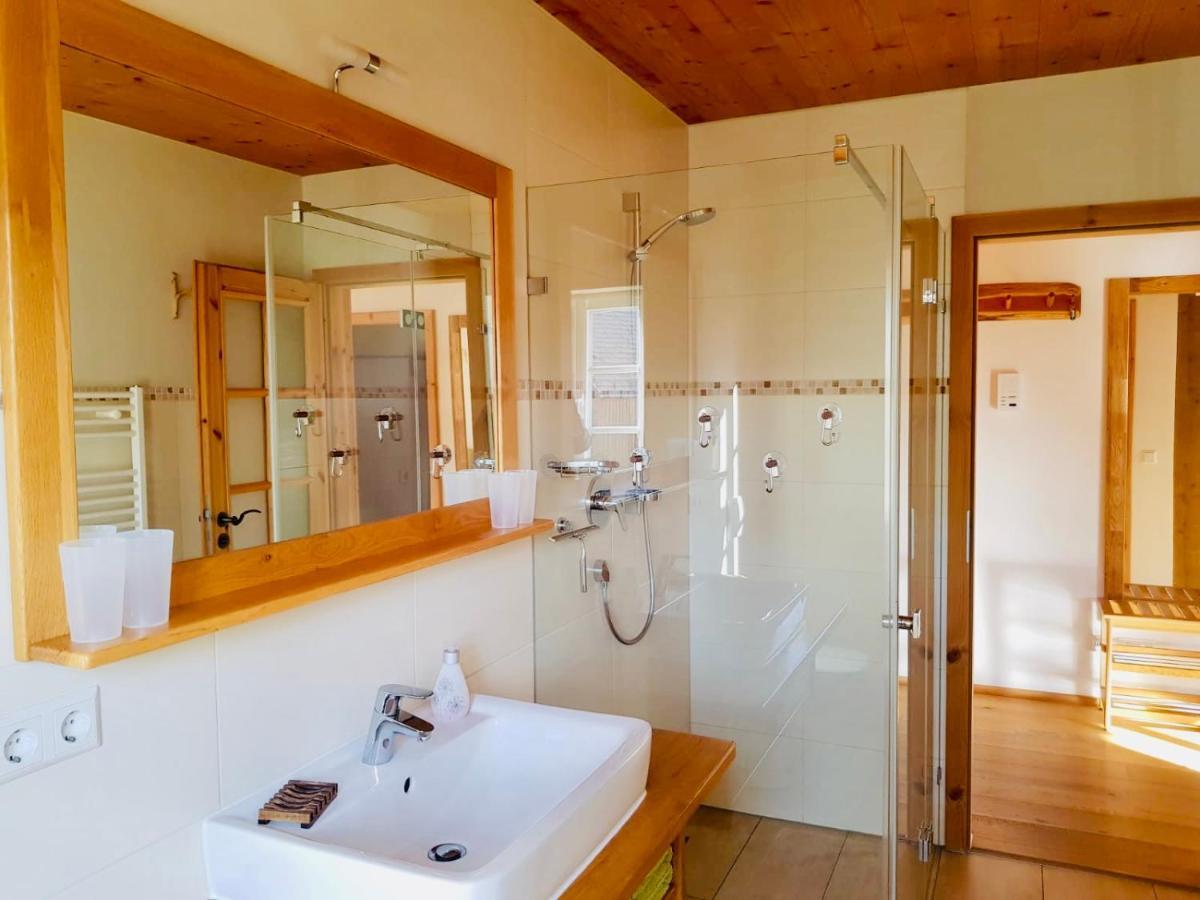 Ferienhaus Winterbergblick, Saechsische Schweiz 힌테르헤름스도르프 외부 사진